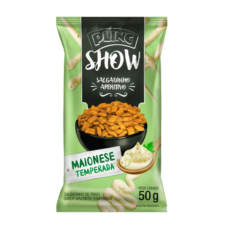 Salgadinho Plinc Show Maionese Temperada - 50g