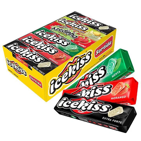 Bala Drops Icekiss Sabores Sortidos 18 UN