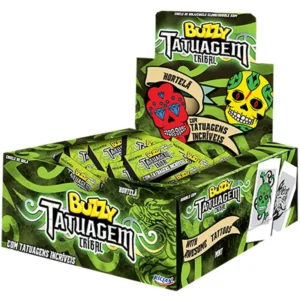 Chiclete Buzzy Tattoo Tribal 360g Hortelã
