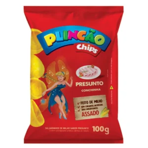 Chips Plincao Presunto 100 Gr Unidade Plinc