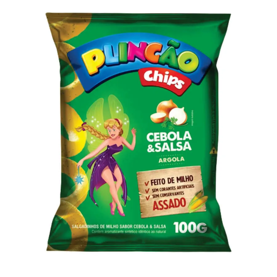 Chips Plincao Cebola 100G Plinc