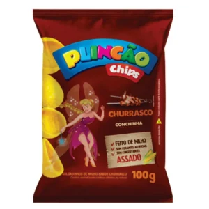 Chips Plincao Churrasco 100 Gr Plinc