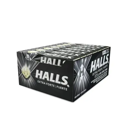 Bala Halls Extra Forte 27,5g - Caixa com 21 uni