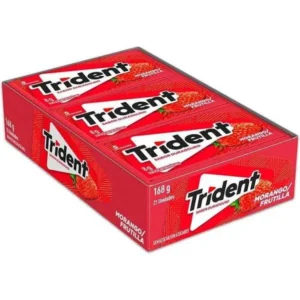 CHICLE TRIDENT MORANGO 8GR - DP COM 21 UN