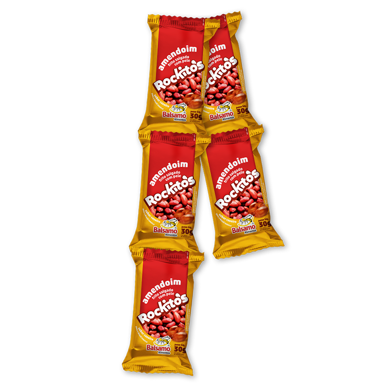 Rockitos com Pele cartela 30g /05 un.