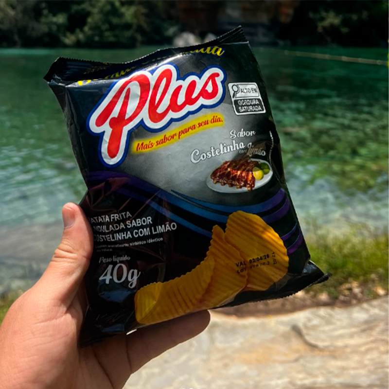 Batata Plus Ondulada Costelinha com Limão 40g