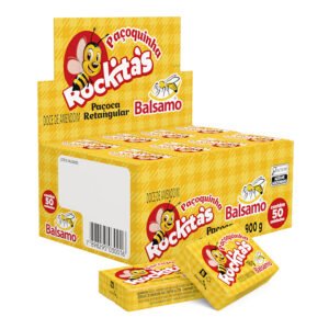 Paçoquinha Retangular 50un Balsamo