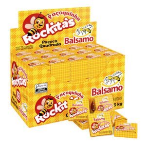 paçoca quadrada embrulhada display / 150 un.