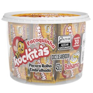 Paçoca rolha embrulhada 450g 30 un.
