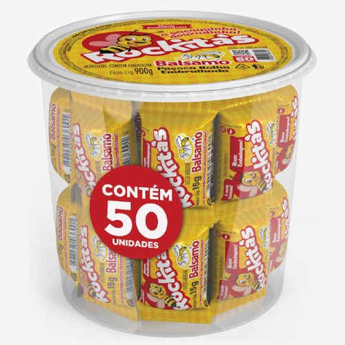 Paçoquinha balsamo 750g 50 UND.