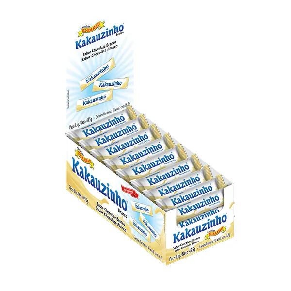 Chocolate Kakauzinho Ki-Kakau Chocolate Branco 495g 30 Uni